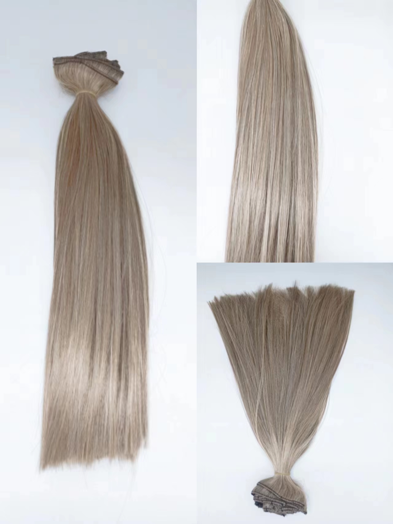 seamless weft mono liso weft blanco extensiones de cabello de una sola capa pelo de cinta de américa y europa