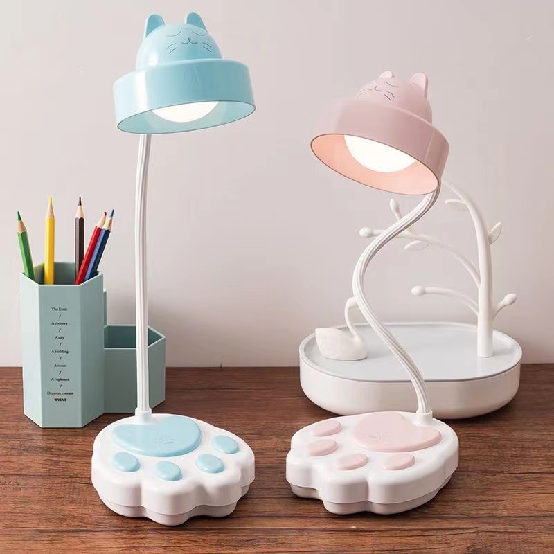 Eye-protecting desk lamp, touch desk lamp for student dormitories details Picture