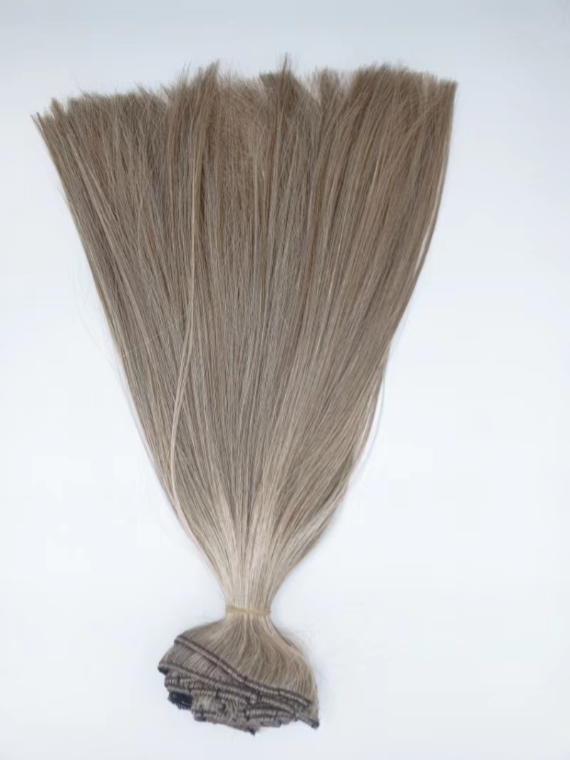 seamless weft mono liso weft blanco extensiones de cabello de una sola capa pelo de cinta de américa y europa Specification image