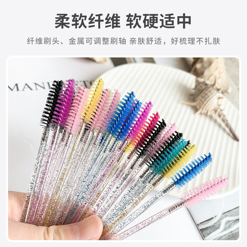 眉刷/眉毛刷/扫螺旋刷/弯头刷子/一次性/睫毛刷/眉粉刷细节图