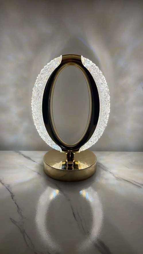 网红LED小夜灯星眸水晶台灯浪漫礼物卧室床头O型创意氛围装饰灯 详情图8