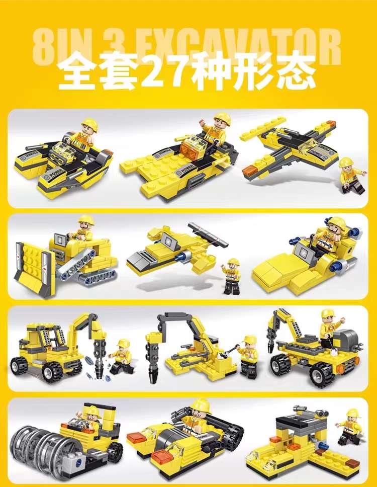 Zhengbo Building Block Crane, hoist and engineering Vehicle series models, adult high-difficulty boys' assembly toys, educational detail image 5