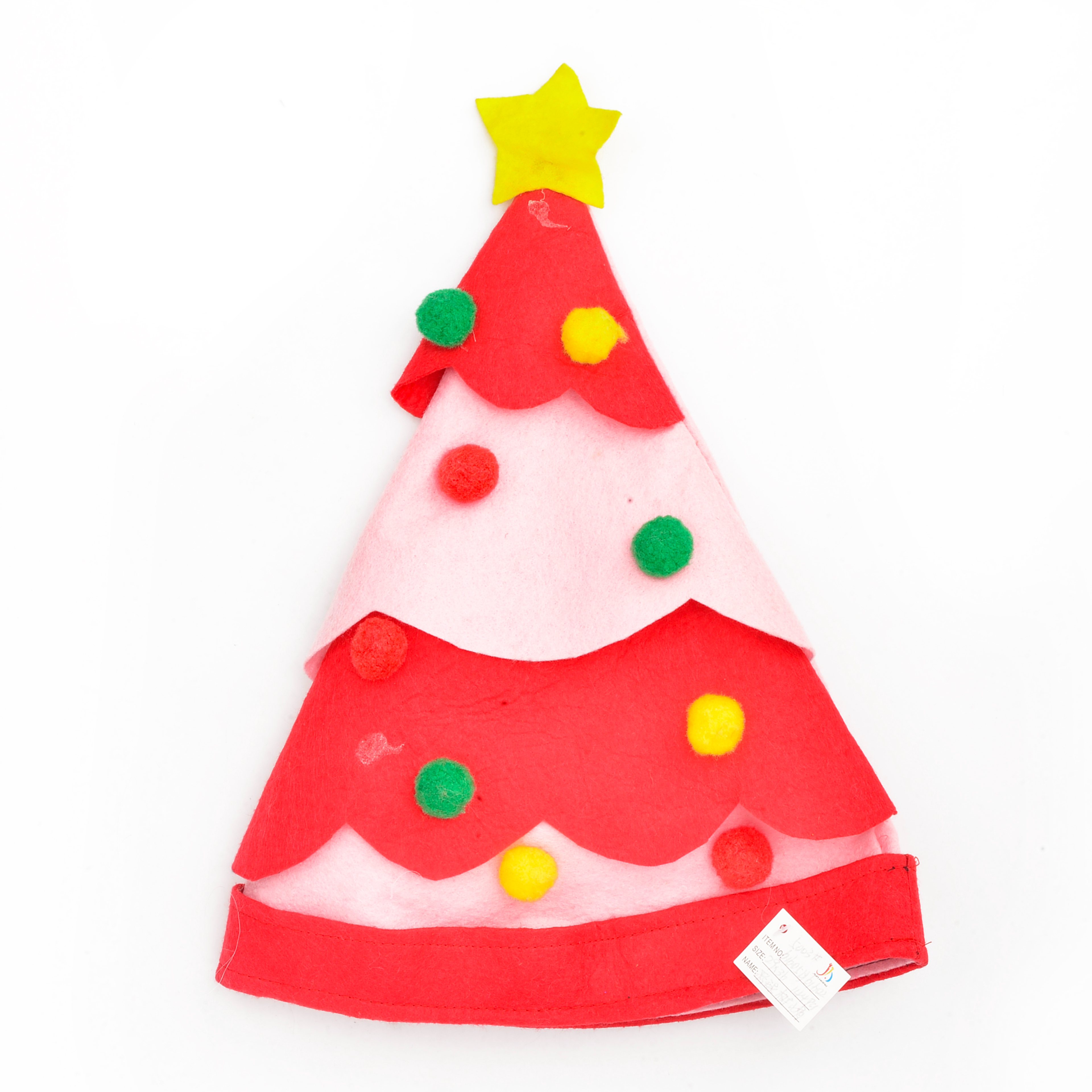 Factory direct sales of Christmas hats, Christmas tree hats, red Christmas decorations Item Picture