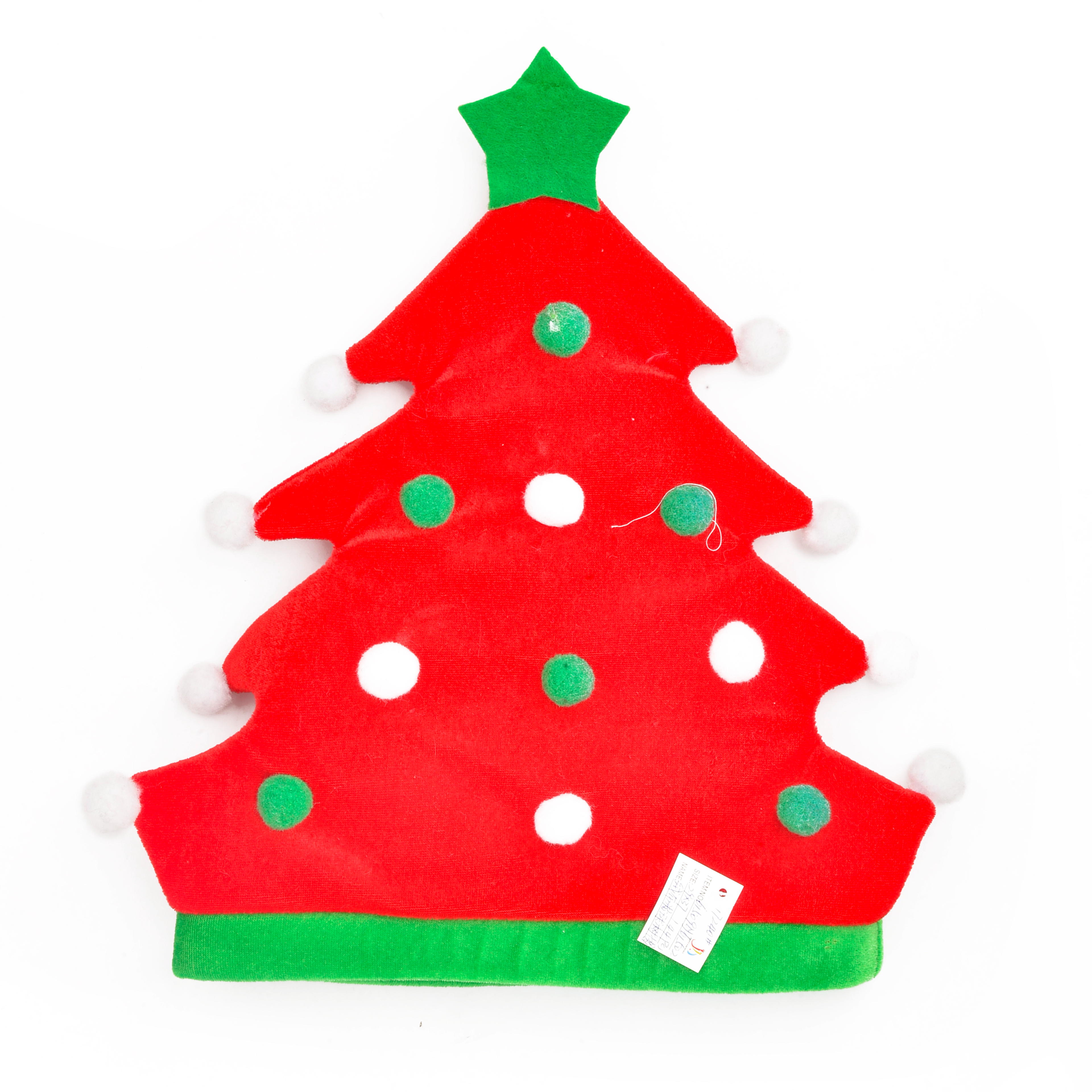Factory direct sales of Christmas hats, Christmas tree hats, red Christmas decorations Specification image