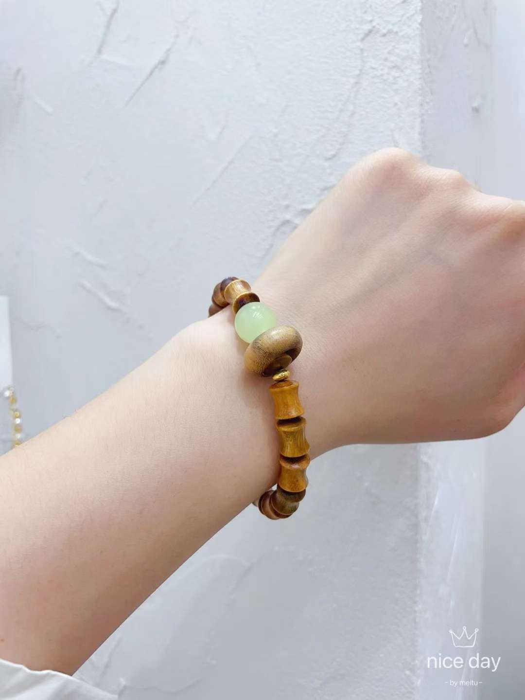 Jiejie High sandalwood bracelet detail image 6
