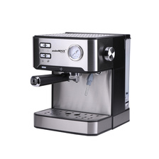 minMAX外贸跨境货源 咖啡机家用小型半自动高压蒸汽式打奶泡一体咖啡机
