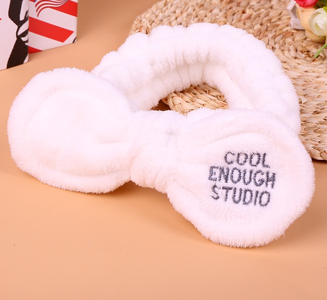 Embroidered Letter Headband Face Wash Wristband 9 Colors full figure
