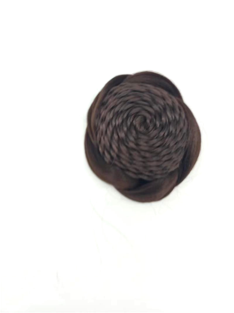 Wholesale of foreign trade supplies: flower bud hair clips, meatball hair bags, Hepburn hair clips, hair bags Specification image