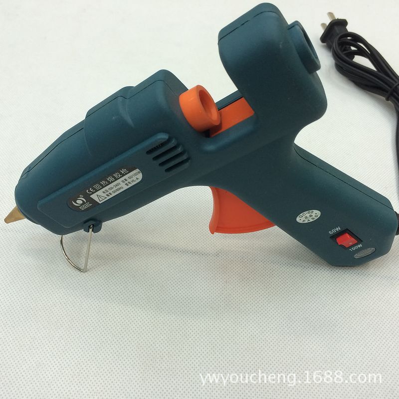 DGHL Yiwu Youcheng 100w hot melt adhesive gun with switch, self-produced and self-sold hot melt adhesive gun. Hot melt adhesive gun Specification image