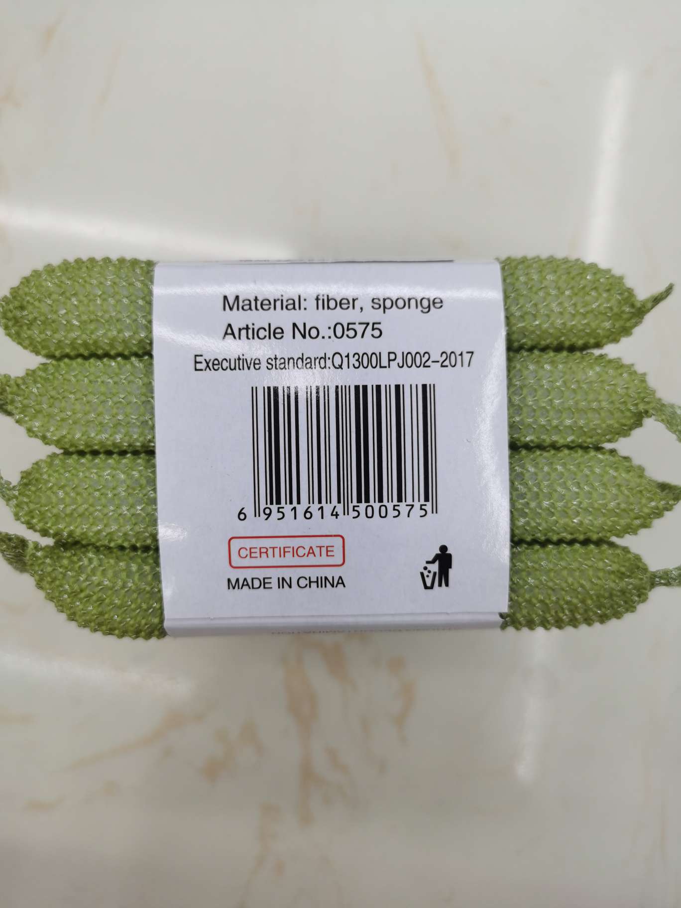 海绵擦，厨房清洁用品，4/卡，混色装箱详情图4