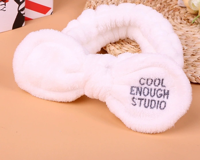 Embroidered Letter Headband Face Wash Wristband 9 Colors details Picture