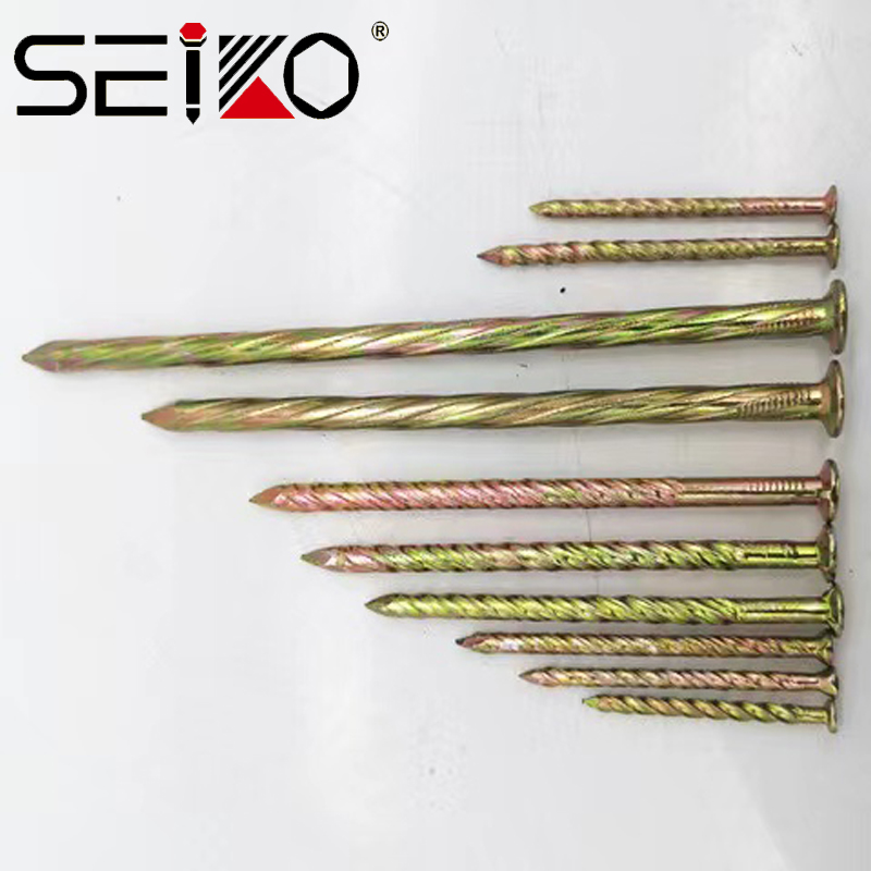 镀彩锌/螺纹钉/搓丝麻花细节图