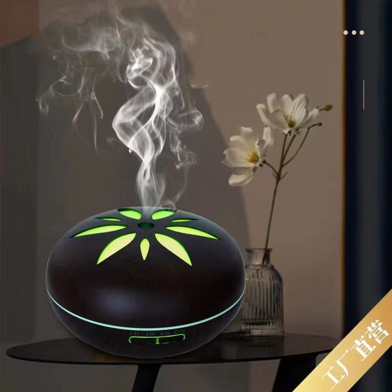 Aroma diffuser, large spray, household, no remote control, silent, office, hotel, commercial, wood grain humidifier Application Scenario