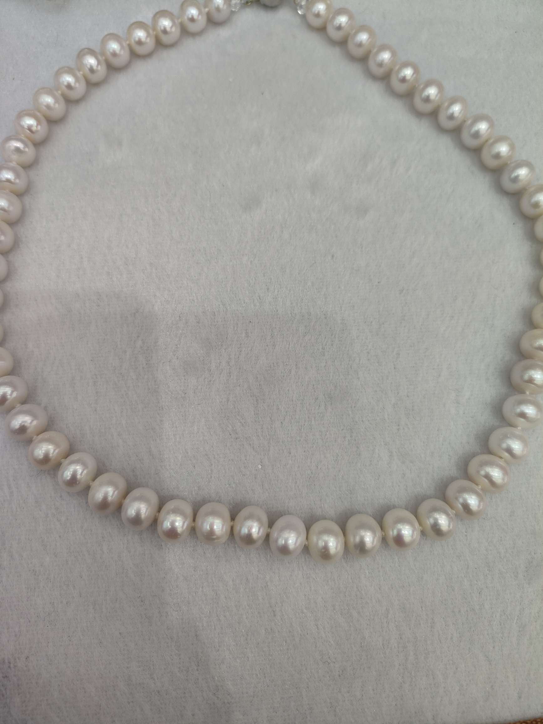 天然淡水珍珠项链图