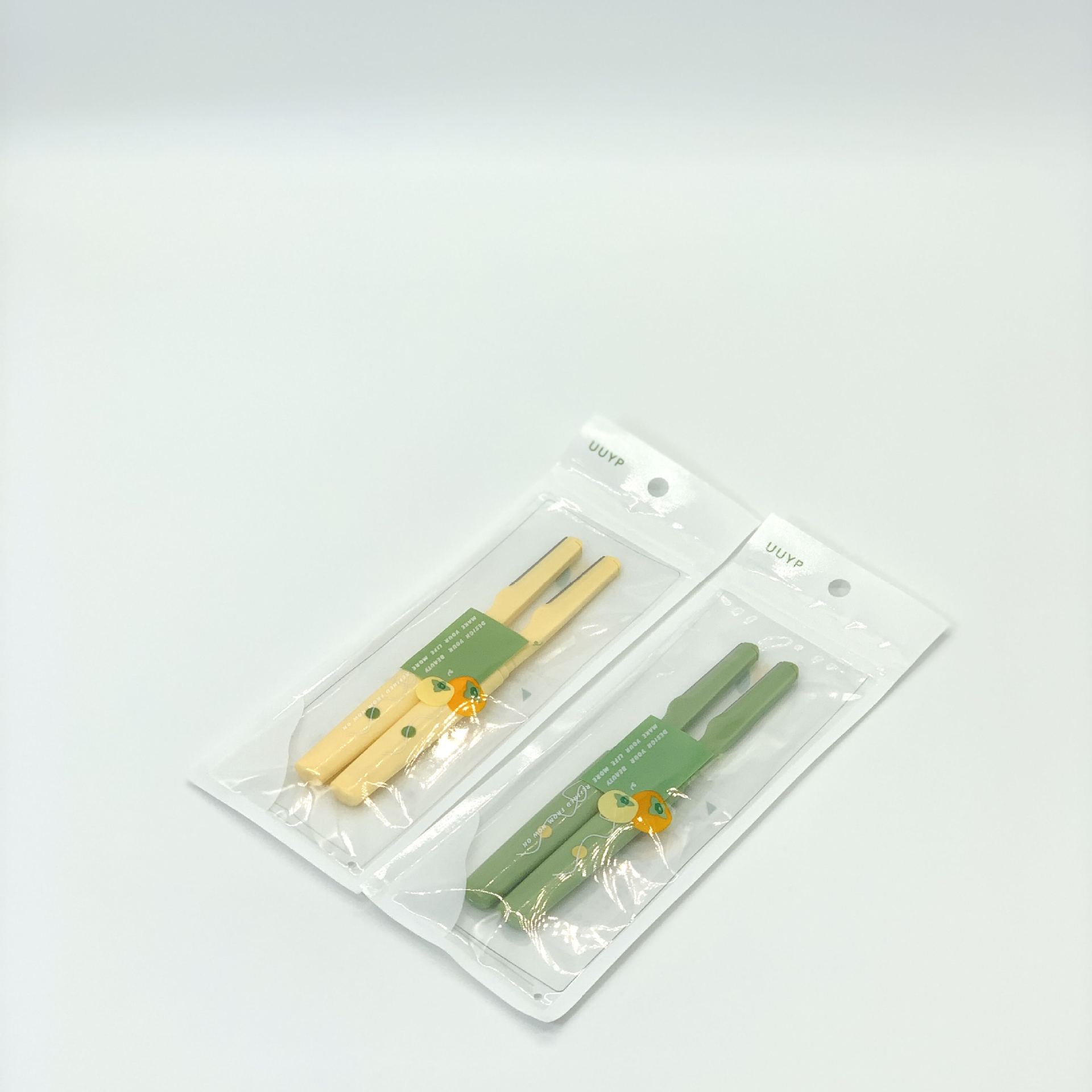 悠悠一品周末花园系列UU-7024修眉刀2支装