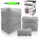 创意旅行枕 飞行枕 车载充气枕 充气PVC脚凳 三档可调节高度