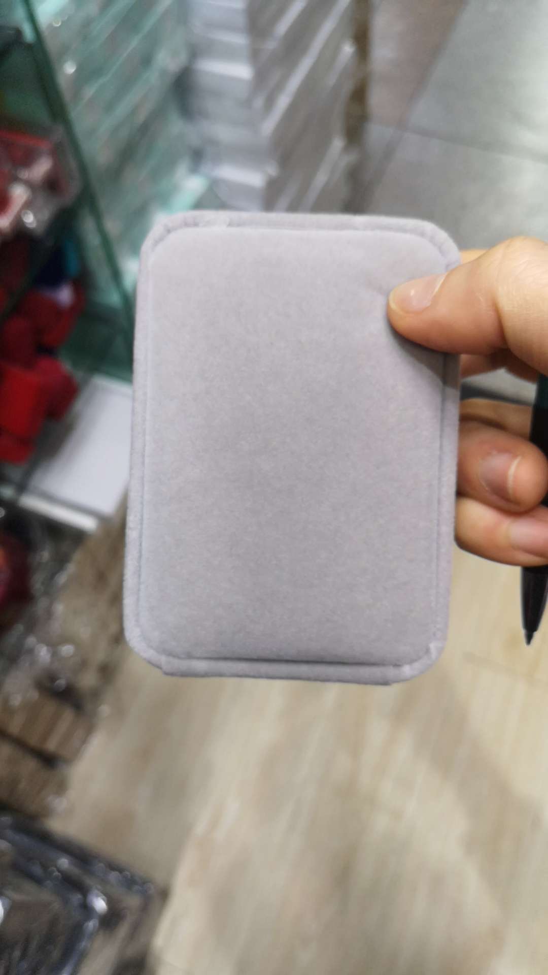 绒布吊坠盒绒布首饰盒项链手链盒饰品包装盒戒指耳钉盒批发 珠宝包装盒