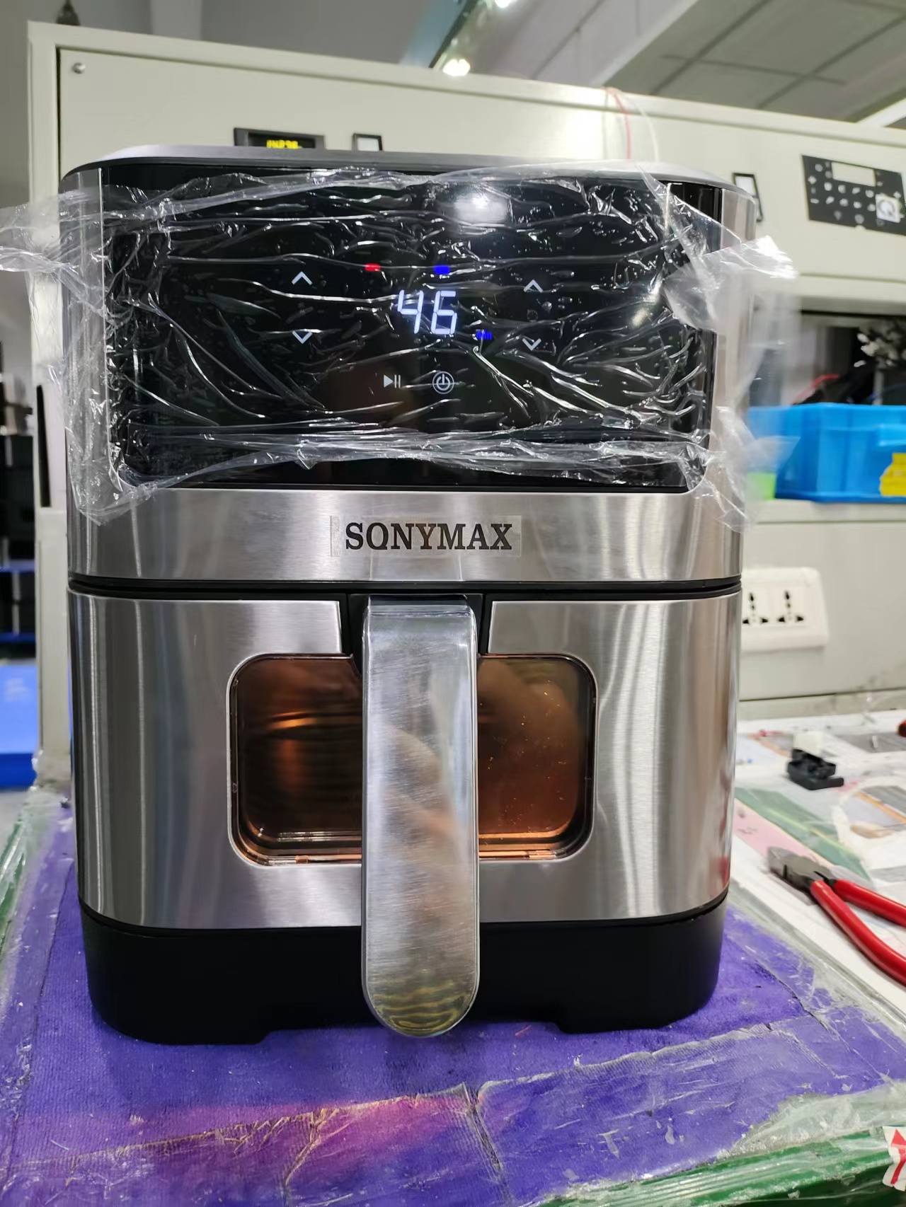 6L touch screen intelligent smokeless electric oil-free energy-saving oven air fryer SN-710 Specification image