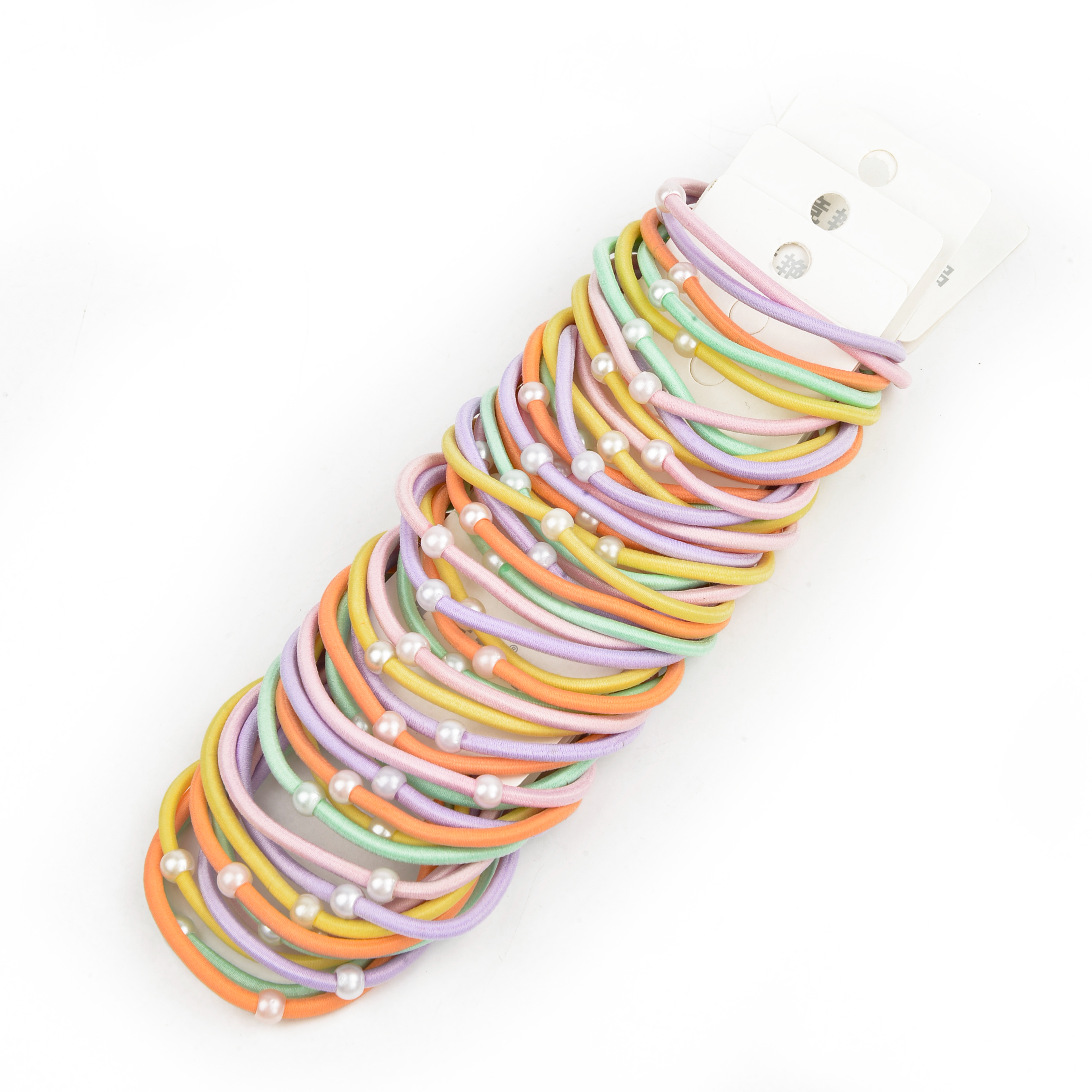 حبال الرأس الكورية المغطاة بشريحة شعر ملونة. Specification image