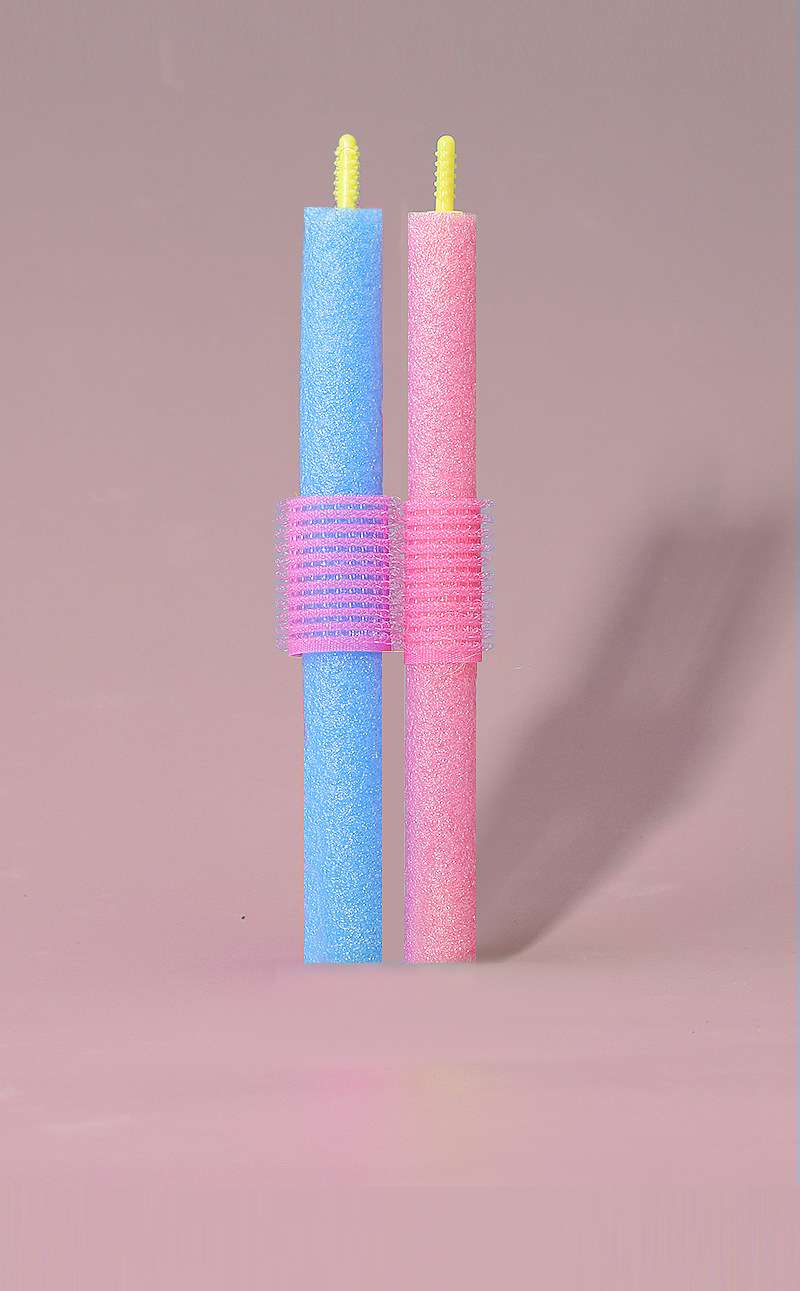Wholesale hair care tools: Styling sponge curling irons, self-adhesive pearl cotton hair curls, non-damaging sponge curling irons, 10 pieces detail image 8