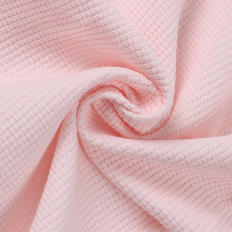 200g Waffle cool silk cotton fabric, Waffle and Teak women's tops, T-shirts, cotton-like fabric clothes, sweatshirts Item Picture