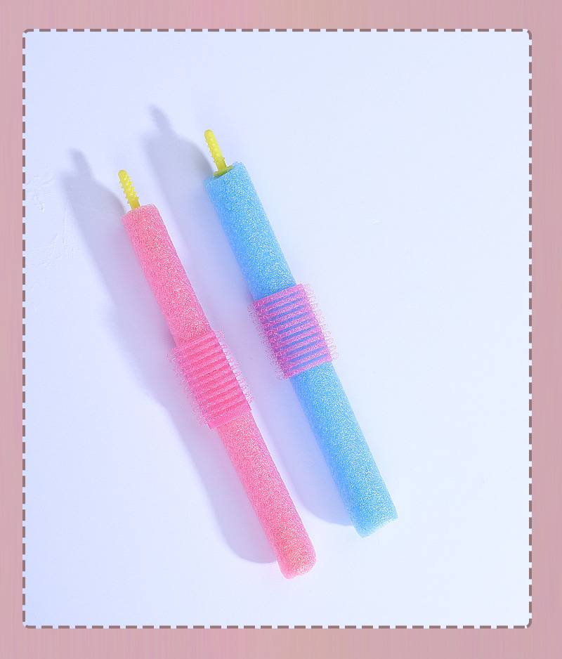 Wholesale hair care tools: Styling sponge curling irons, self-adhesive pearl cotton hair curls, non-damaging sponge curling irons, 10 pieces detail image 2