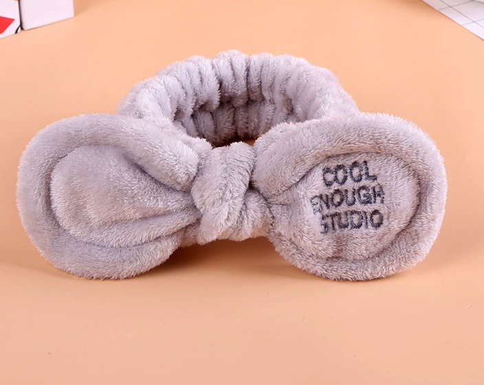 Embroidered Letter Headband Face Wash Wristband 9 Colors Specification drawing