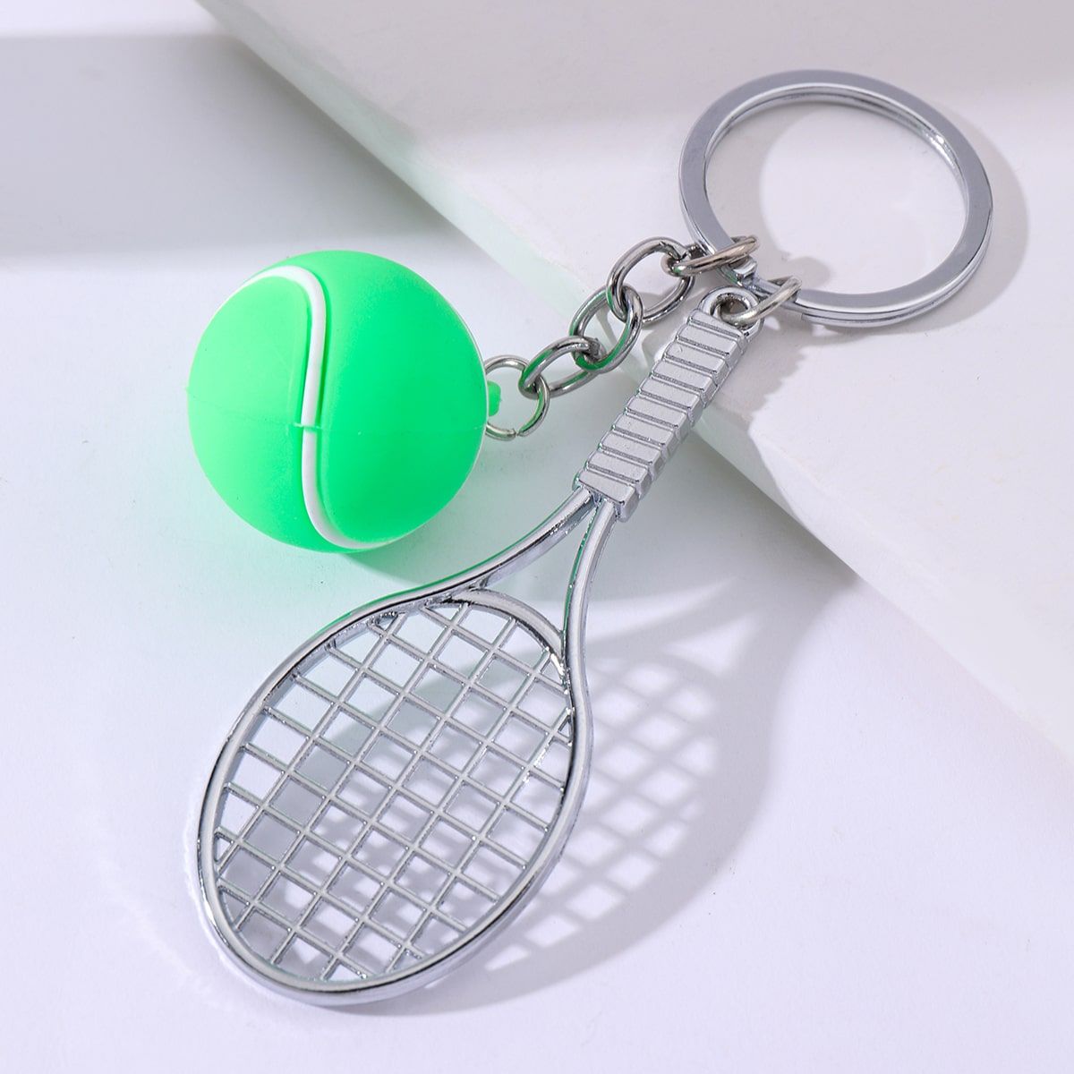 锌合金网球拍配件钥匙扣详情图2