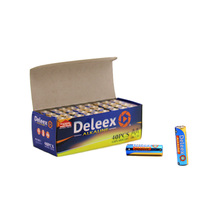 Deleex碱性电池4支装LR06简单包装AA电池5号电池battery锌锰干电池遥控器电池玩具电池高效电池环保电池