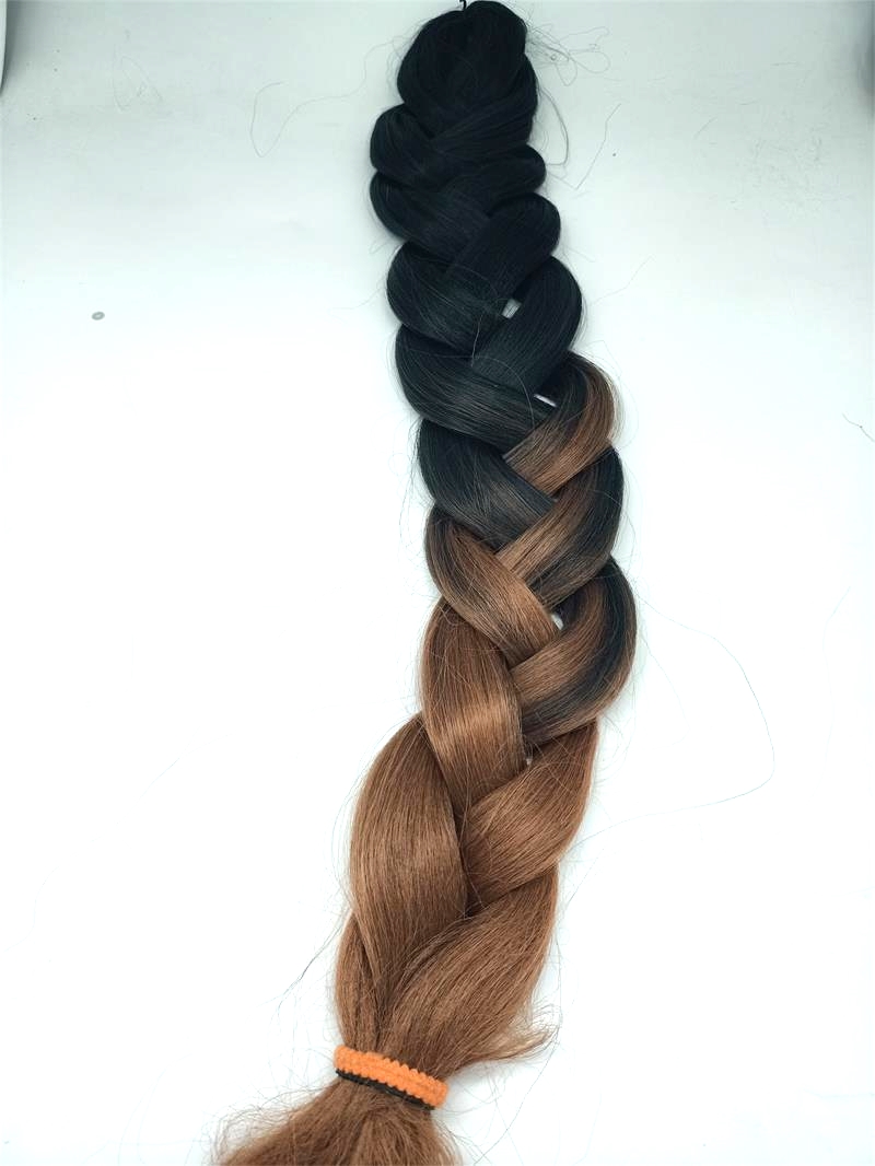 ضفائر كبيرة ملونة من ألياف كيميائية ذات شعر مستعار أفريقي قذر، هو جمبو برايد هاير Item Picture