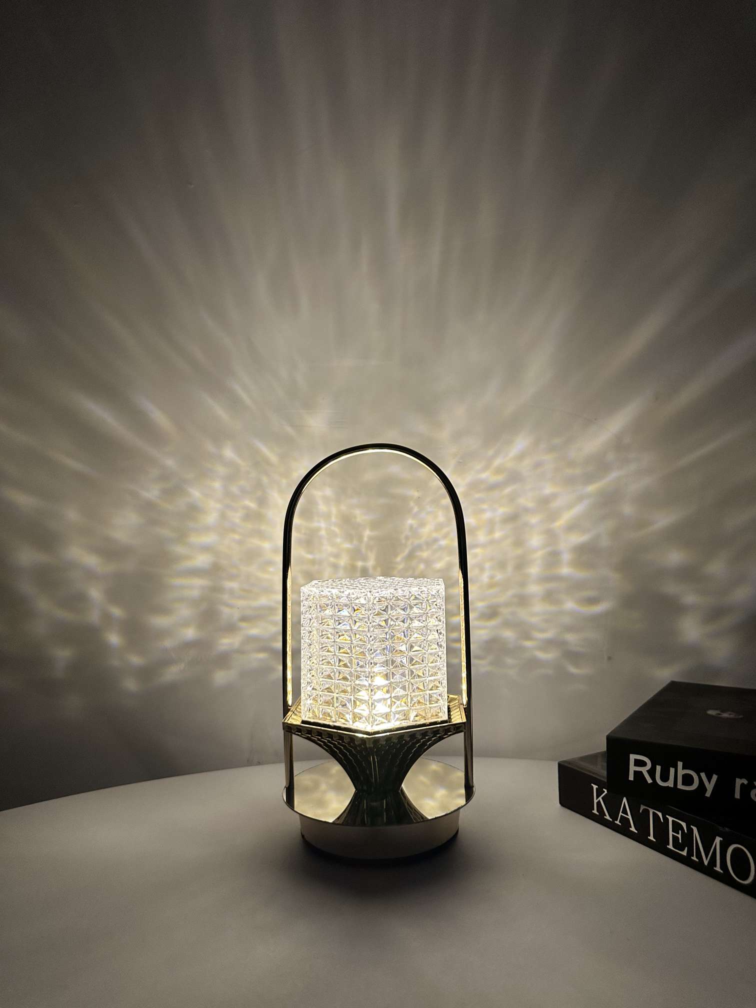 触摸式水晶台灯 床头台灯 充电式详情图18