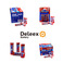 碱性电池5号/Deleex /battery/LR06/alkaline/AA电池/5号电池/高效电池/环保电池/18650电池白底实物图