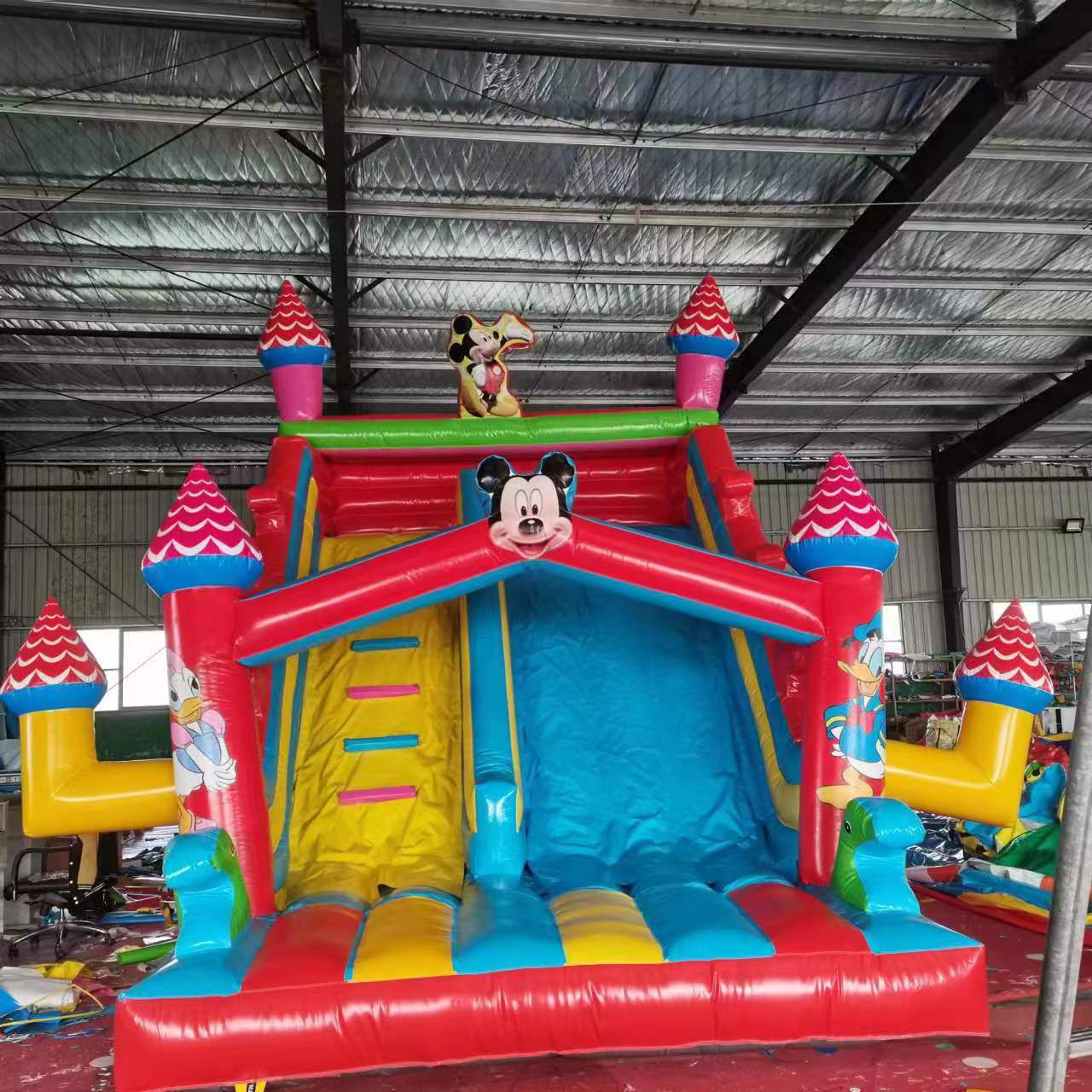 【充气玩具城堡滑梯套装】