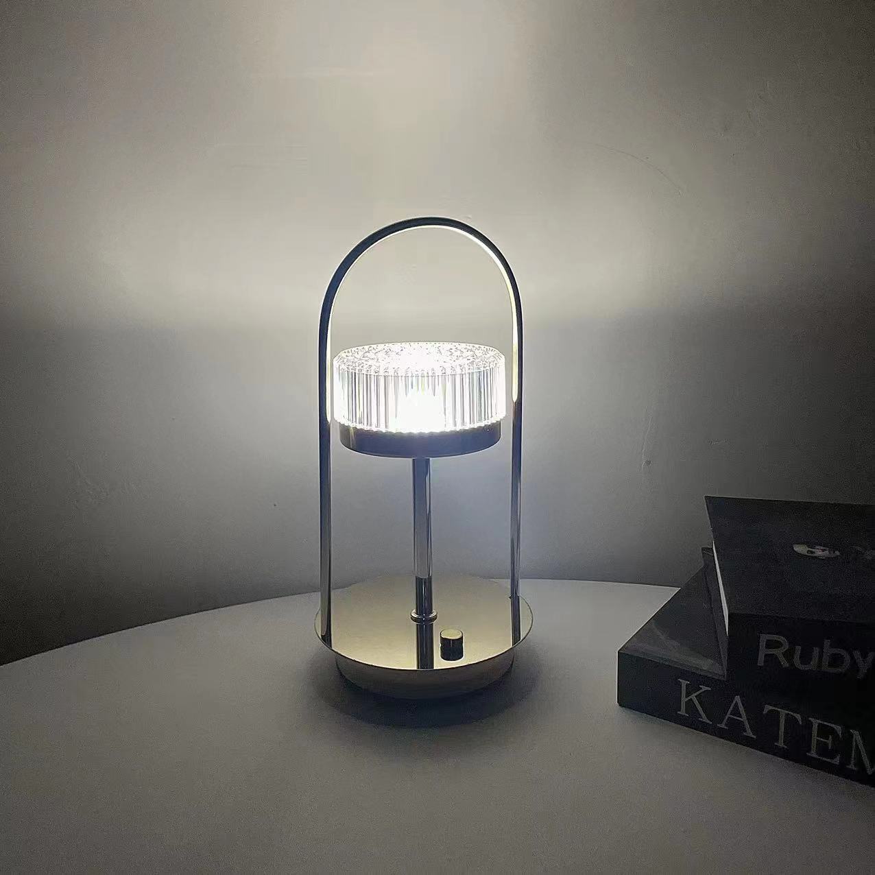 触摸式水晶台灯 床头台灯 充电式详情图15