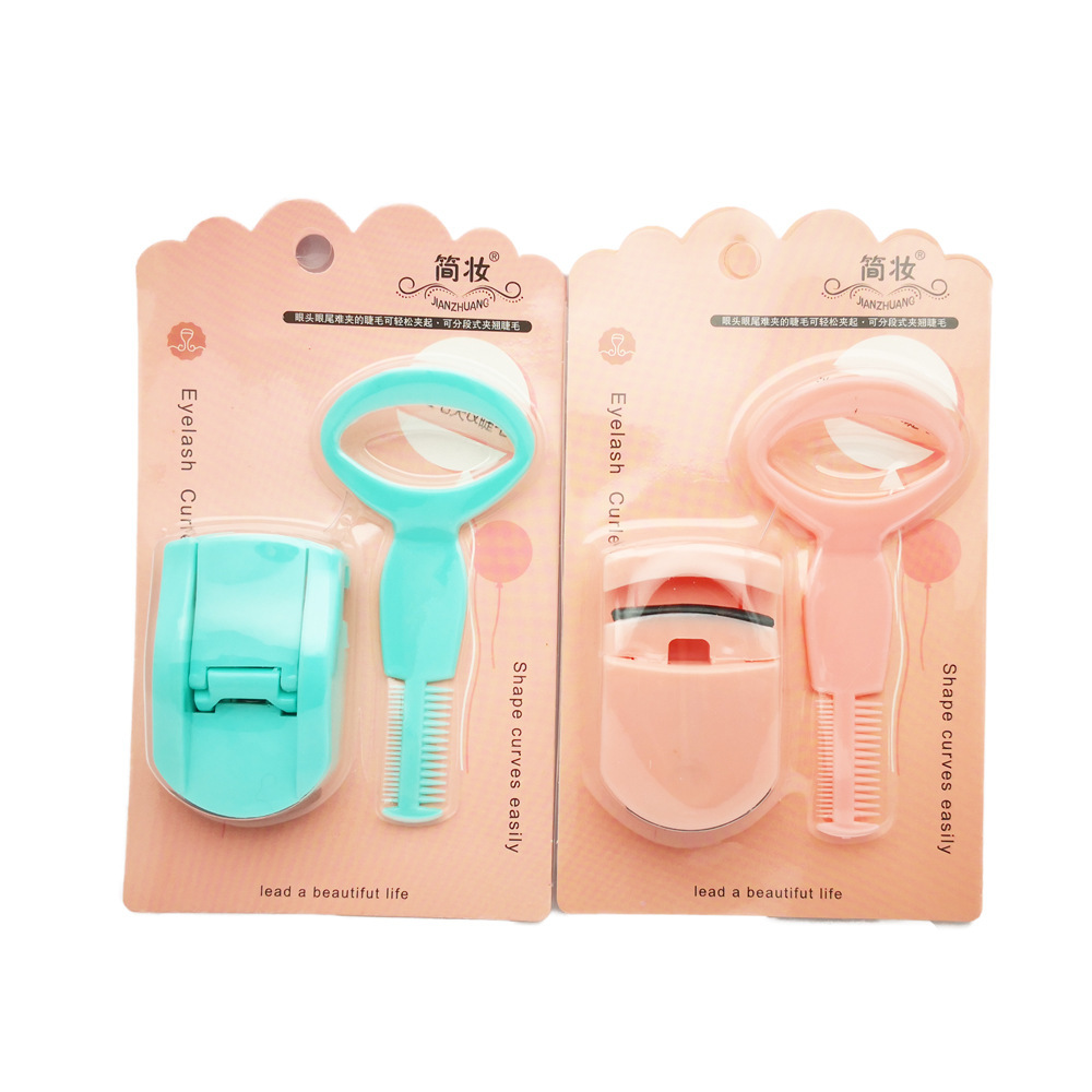 Eyelash card, false eyelash assistant, eyeliner drawing assistant, eyelash curler, eyelash curler plus eyelash card