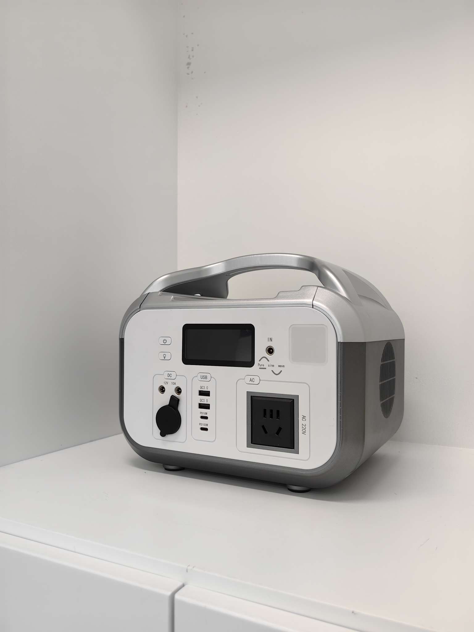 600W energy storage power supply, outdoor camping mobile power supply, portable high-power emergency power supply, backup power supply detail image 1