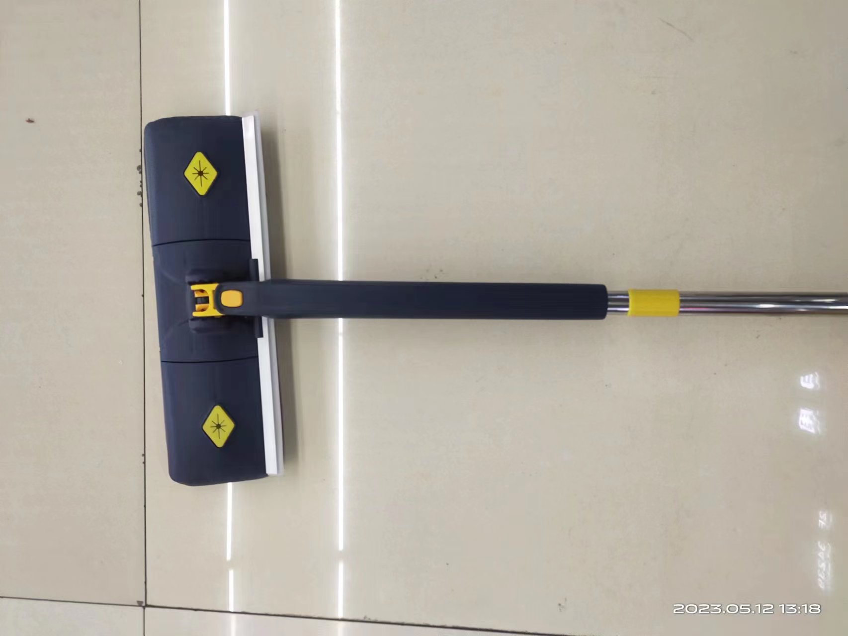 仿手拧平板拖把免手洗自动拧水拖把擦玻璃墙壁瓷砖天花板清洁神器0300