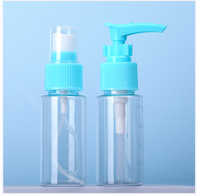 Travel set bottle bag 5-piece set bottle cartoon spray bottle travel set PET sub-bottle spray bottle press bottle skin care detail image 2