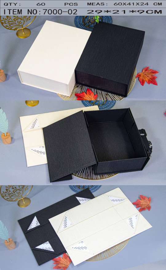 长方形特种纸磁铁吸铁石礼品盒礼物盒包装盒书形盒详情图10
