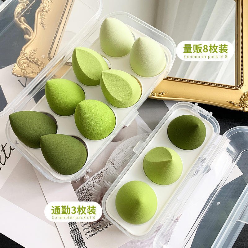美妆蛋/水滴型/海绵粉扑/不吃粉/气垫彩妆蛋/干湿两用/化妆工具产品图
