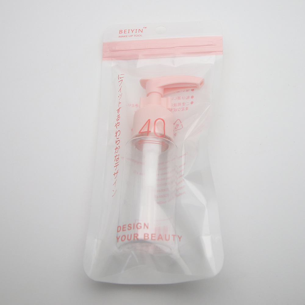 40 ml duckbill bottle body wash and hand sanitizer are portioned into bottles Specification image