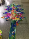 Heat transfer printed sequin seahorse mermaid kites are bright in color, easy to fly and sell well. Factory wholesale Item Picture