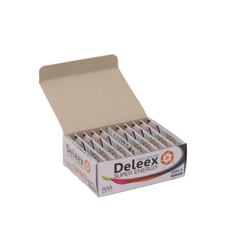 Deleex/碳性电池/精美/耐用高效/battery/话筒/遥控器/AAA电池/7号电池/R03P产品图