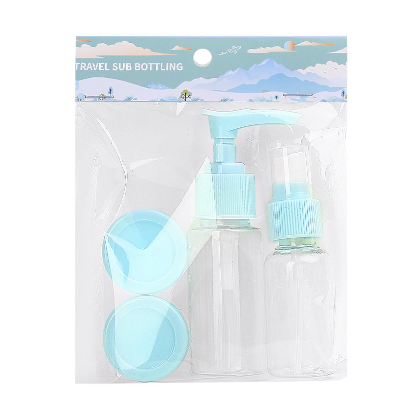 Four-piece travel empty bottle, perfume sub-bottle, cosmetics sub-bottle, spray bottle set, travel set bottle detail image 3