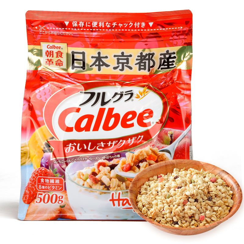 Calbee fruit cereal imported from Japan. details Picture