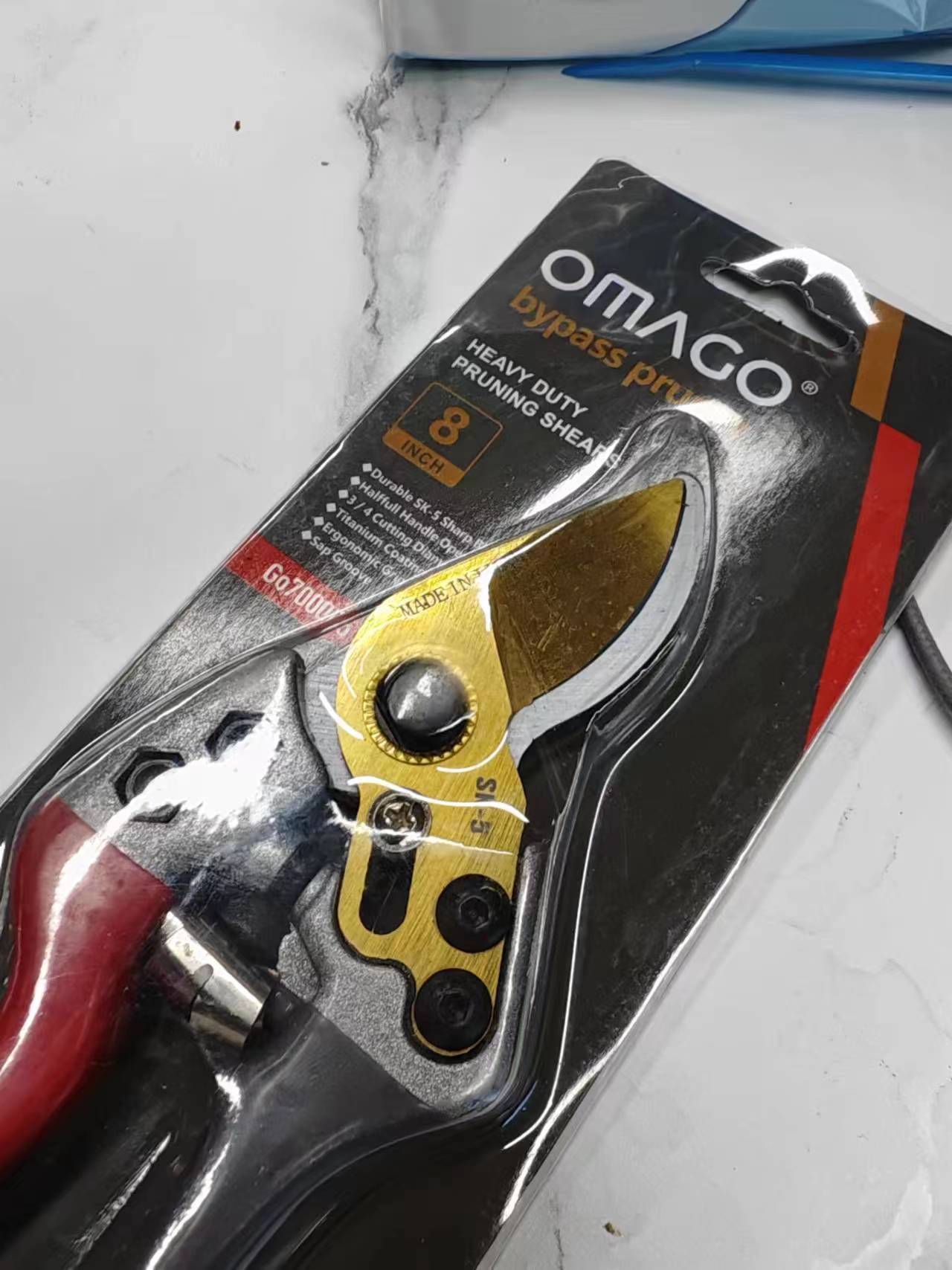 Pruning shears, garden and horticultural branch shears, effortless SK5 powerful household flower branch and fruit tree shears Item Picture