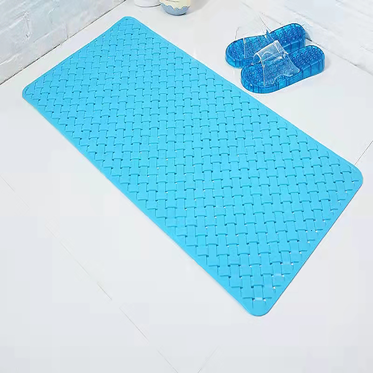 浴室垫/防滑垫/淋浴洗澡垫/卫生间厕所防水垫/家用地垫白底实物图