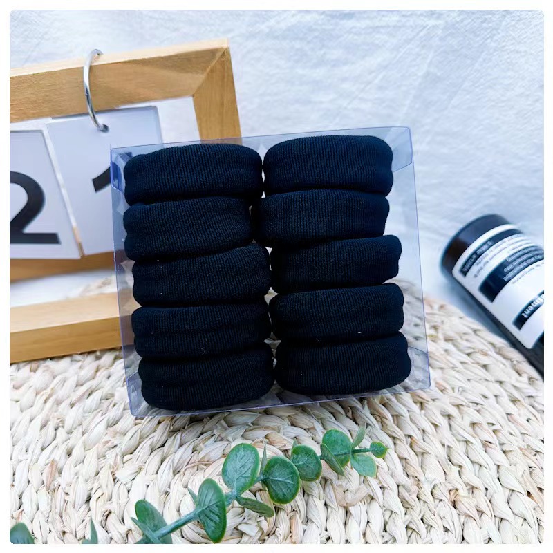 High-elasticity box-packed nylon rubber band extra-thick series, 10 pieces per box, Wenying jewelry Specification image