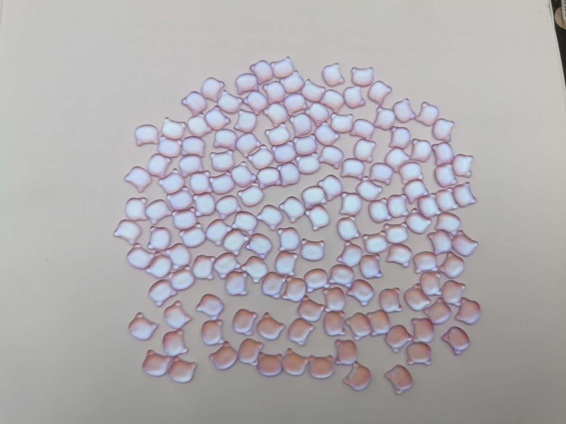 Nuevo color punta fondo diamond powder pack verde K9 nails taladro super flash heap taladro estereoscópico DIY sticky drill 5032 detail image 9
