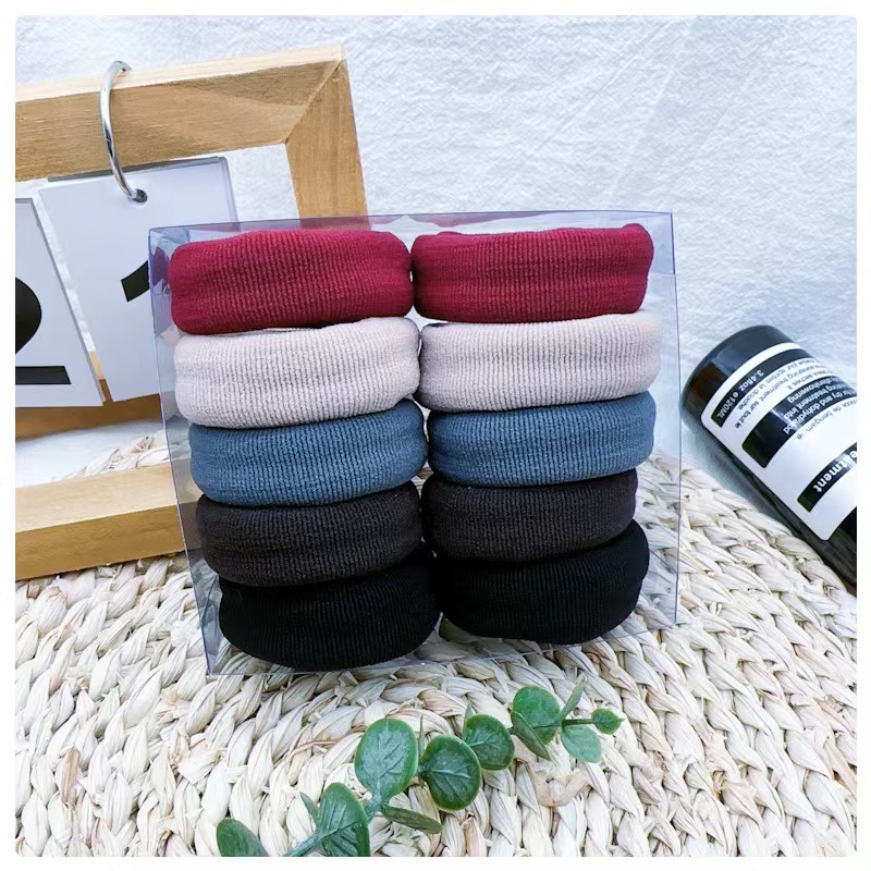 High-elasticity box-packed nylon rubber band extra-thick series, 10 pieces per box, Wenying jewelry details Picture